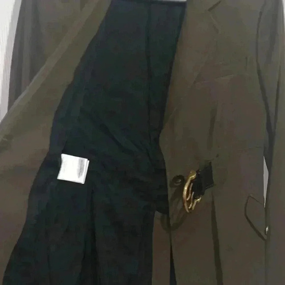 Gucci Military Inspired Blazer Jacket Olive Green - Picture 3 of 4